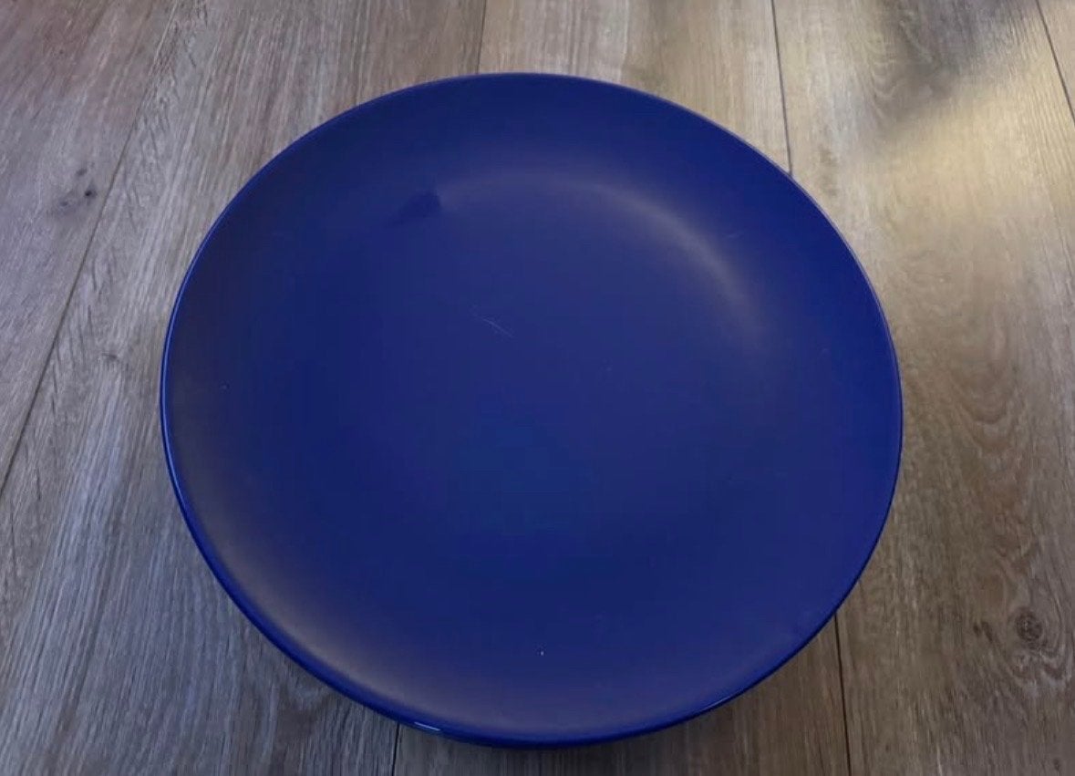 6x Grote blauwe IKEA borden - Zo goed als nieuw, Ophalen, Zo goed als nieuw, IKEA, Bord(en)