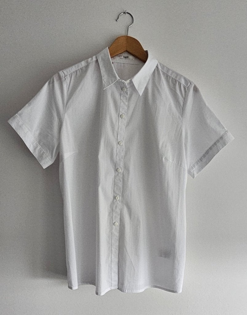 Bonprix witte blouse, Ophalen of Verzenden, Zo goed als nieuw, Maat 42/44 (L), Wit