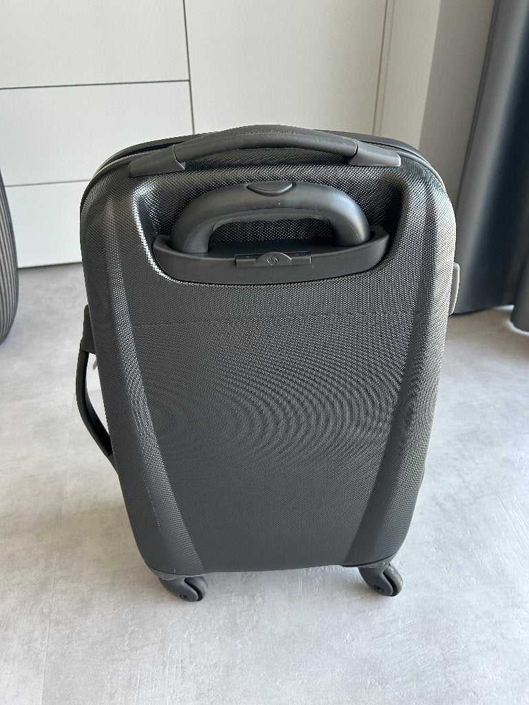 Samsonite spinner Graphite Bright lite diam, Sieraden, Tassen en Uiterlijk, Koffers, Zo goed als nieuw, Hard kunststof, 50 tot 60 cm