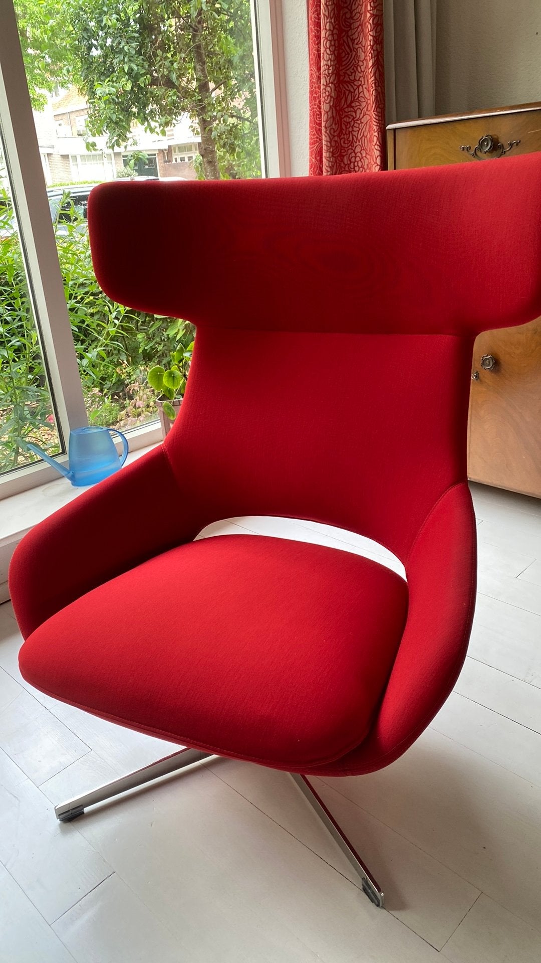 Artifort kalm fauteuil design., Huis en Inrichting, Fauteuils, Ophalen, Design, 75 tot 100 cm, Zo goed als nieuw