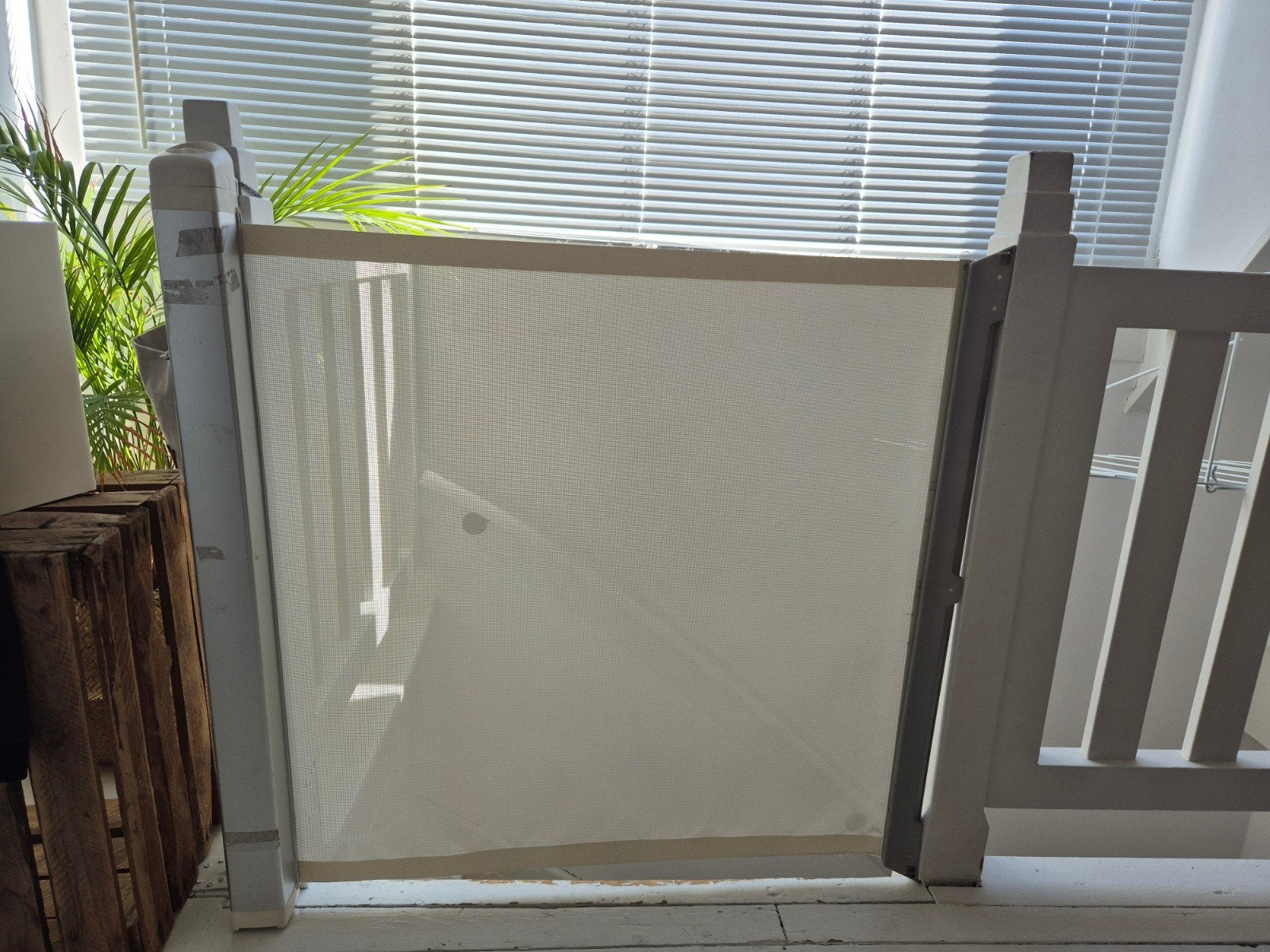 Lascal KiddyGuard oprolbaar traphekje, Kinderen en Baby's, Traphekjes, Gebruikt, Oprolhekje, Overige materialen, 100 tot 115 cm
