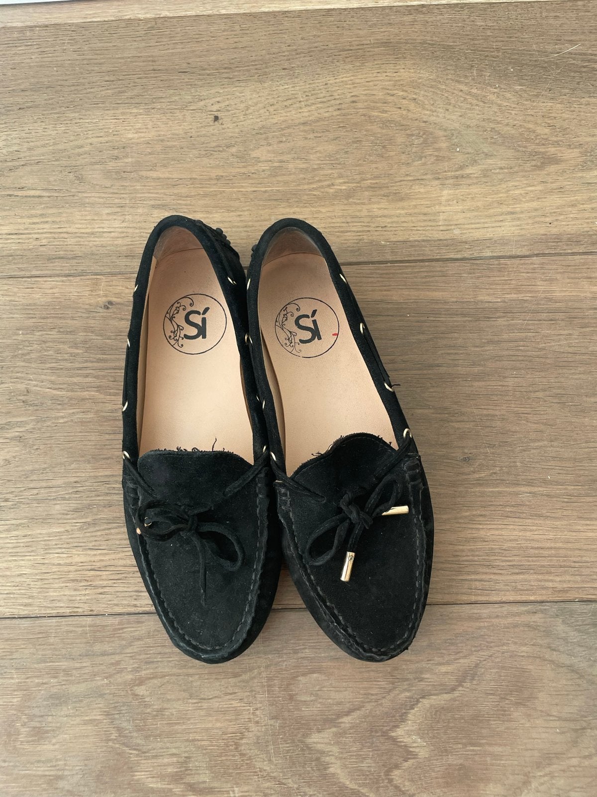 Si loafers mocassins instappers maat 37, Ophalen of Verzenden, Zo goed als nieuw, Instappers, Zwart