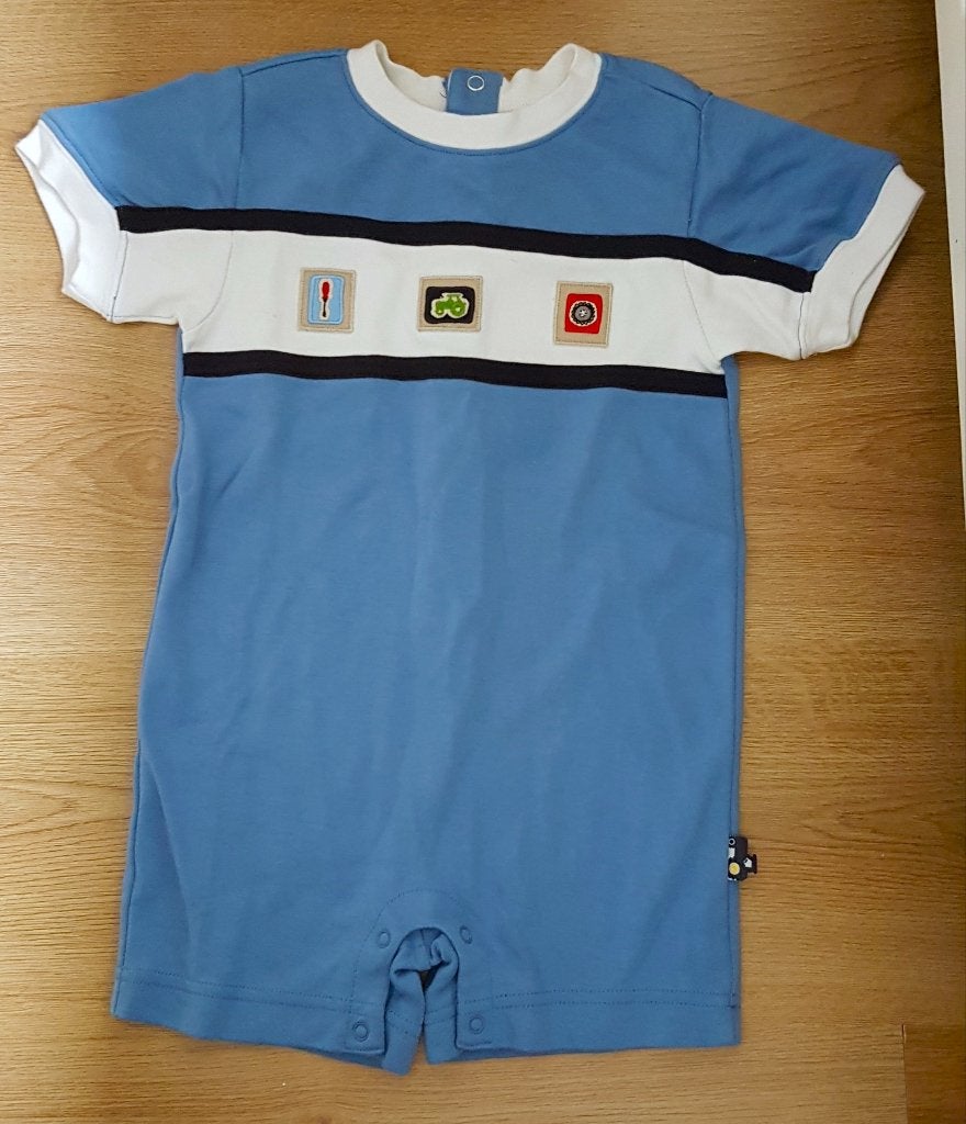 1-delig Gymboree pak blauw/wit maat 50/56 NIEUW (0111), Kinderen en Baby's, Babykleding | Maat 50, Gymboree, Nieuw, Ophalen of Verzenden