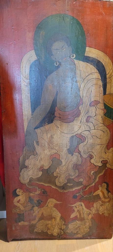 Tempel deur uit Tibet, Ophalen