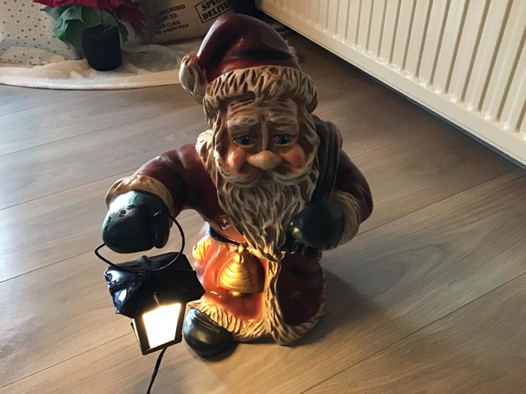 Kerstman met ultra zuinig led lampje van 0,25 watt., Diversen, Kerst, Ophalen of Verzenden, Zo goed als nieuw