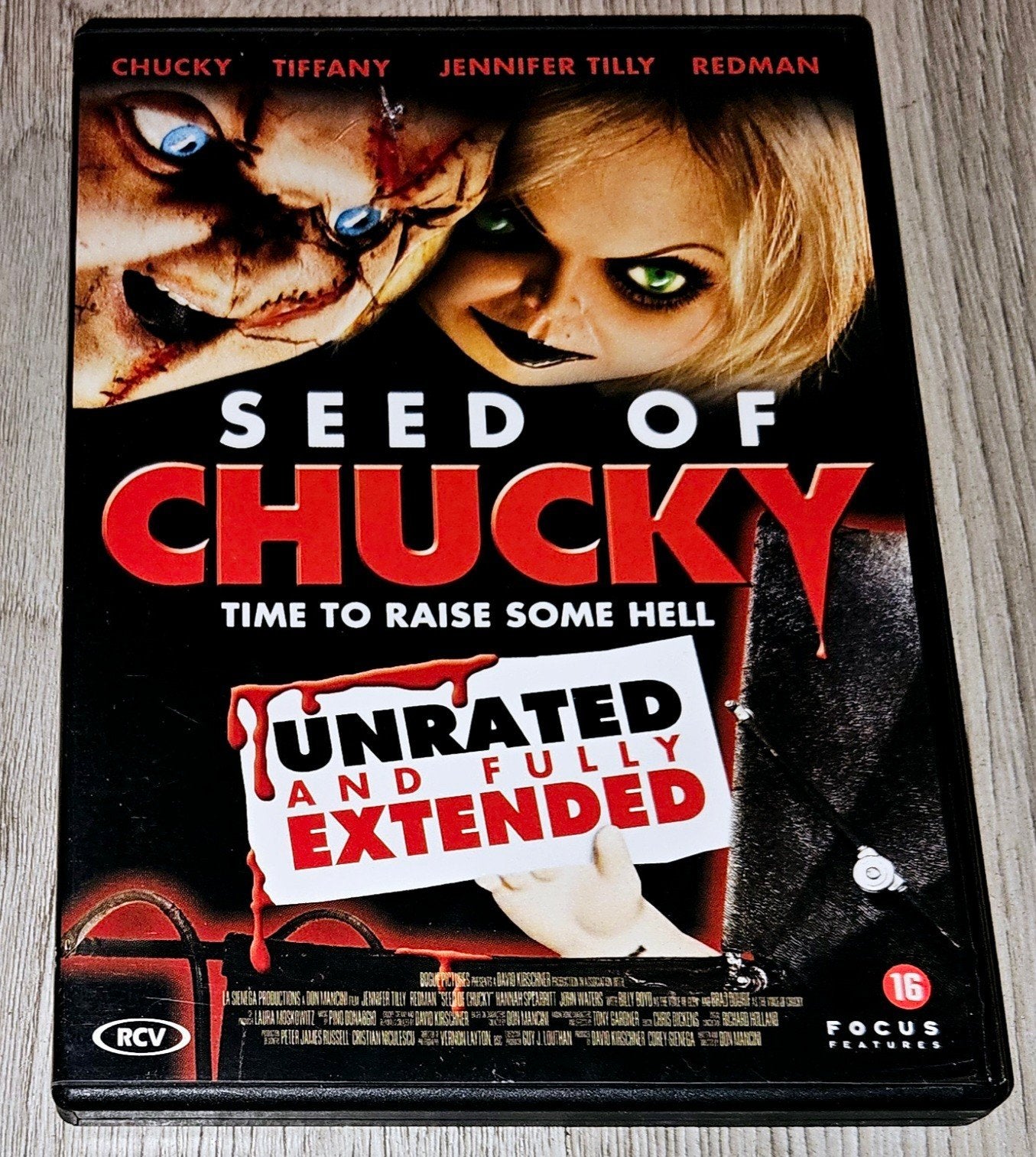 Seed of Chucky DVD - Unrated & Fully Extended, Cd's en Dvd's, Dvd's | Horror, Vanaf 16 jaar, Nederlands, Ophalen of Verzenden