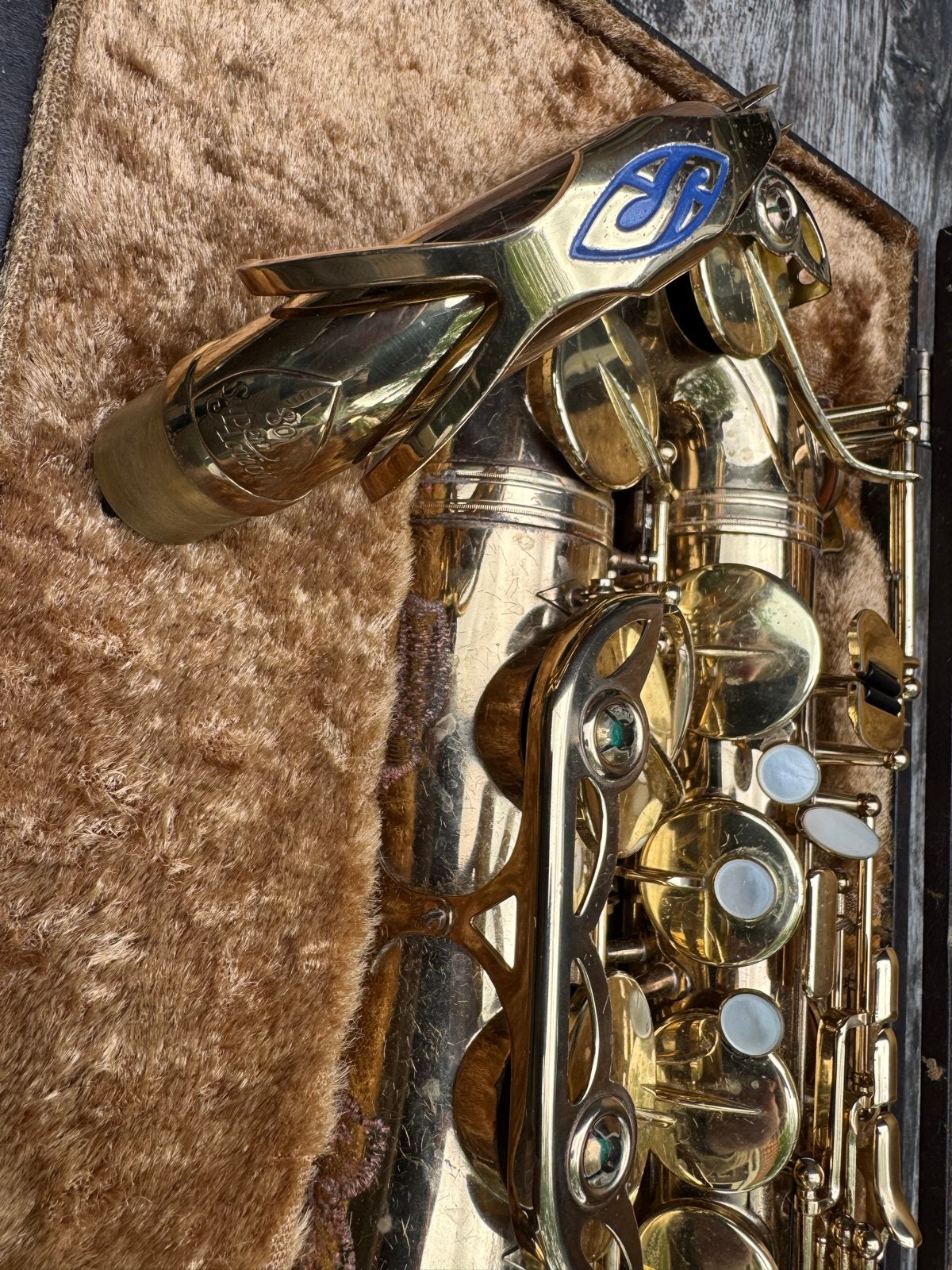 Saxofoon Tenor Selmer Super Action 80 Serie II, Ophalen of Verzenden, Gebruikt, Koperblazer, Met koffer of draagtas