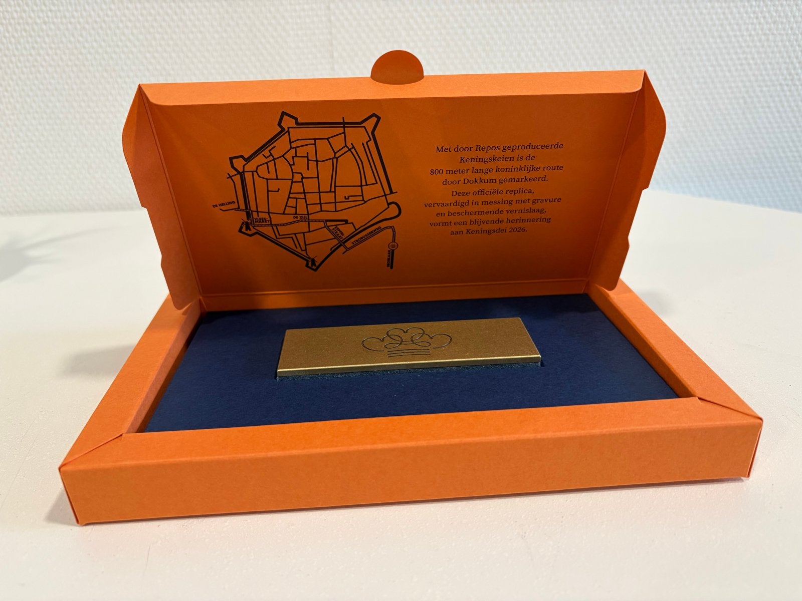 Gelimiteerde replica Keningskei Koningsdag Dokkum 2026, Ophalen of Verzenden, Nieuw