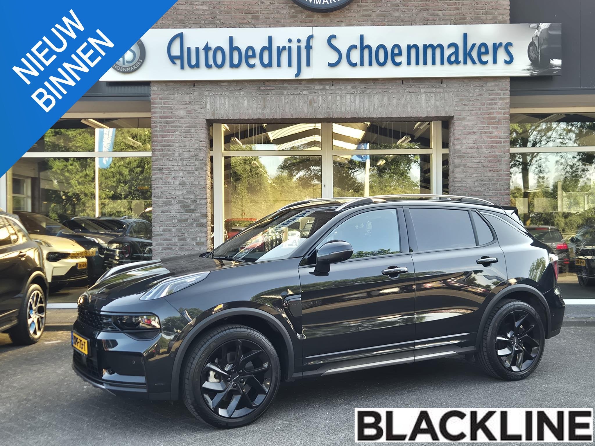 Lynk & Co 01 1.5 MY23! + BLACKLINE! ZWARTE-HEMEL ROLHOES MY2, Auto's, Lynk & Co, Stof, Euro 6, Zwart, Plug-in hybride
