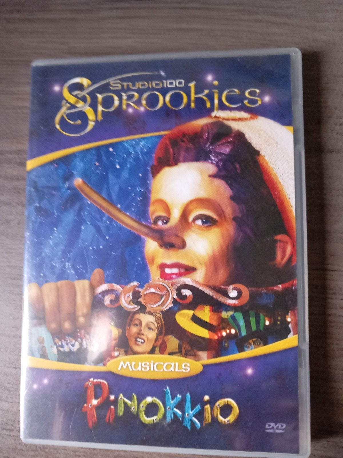 Studio 100 Sprookjes Musicals  Pinokkio DVD, Gebruikt, Alle leeftijden, Sprookjes, Film
