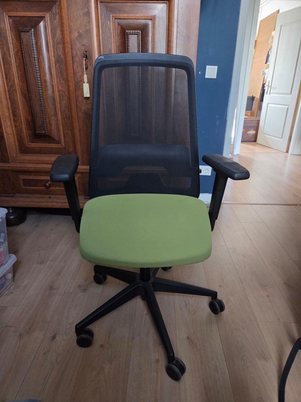 ergonomische bureaustoel interstuhl every, Ophalen, Gebruikt, Bureaustoel, Groen