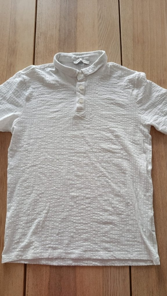 Wit LC Waikiki Slim Fit T-shirt Maat S, Wit, LCW Henley, Ophalen of Verzenden, Zo goed als nieuw