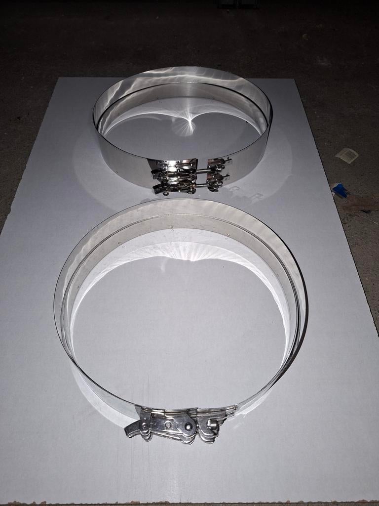 Brede Klemband Kachelpijp 150/220mm - Gloednieuw, Ophalen, Nieuw, Elektrisch, Overige soorten