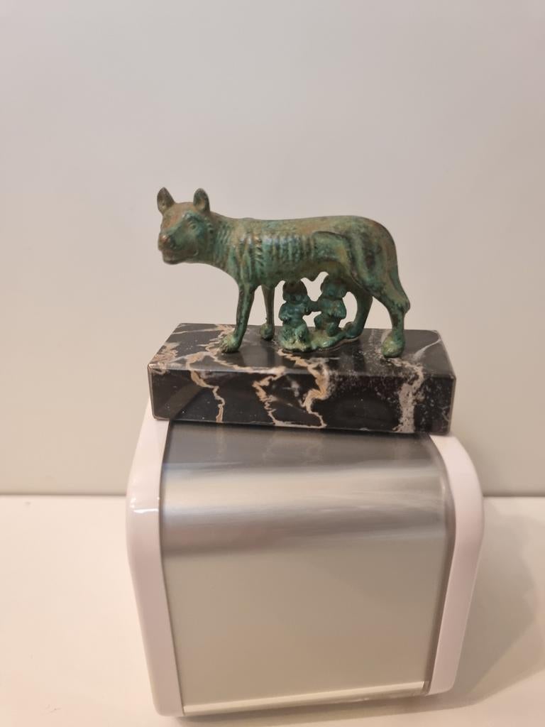 Antiek beeldje van de Capitolijnse Wolf, Ophalen of Verzenden