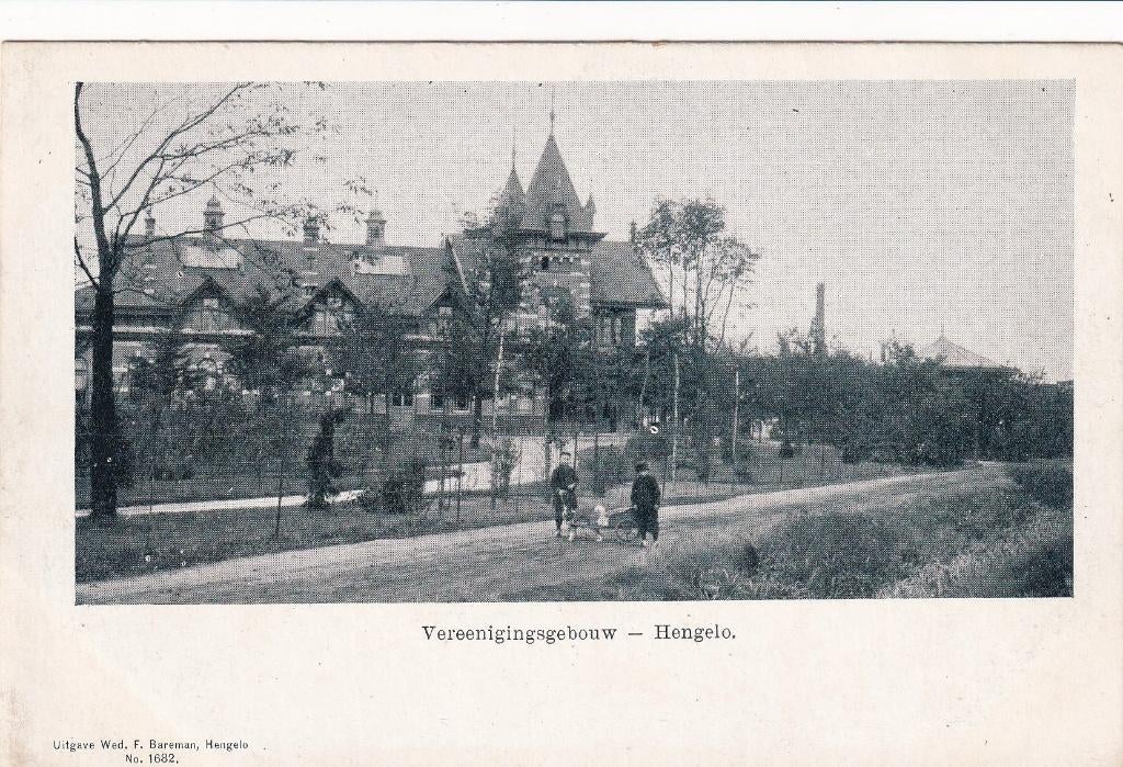 Hengelo, Verenigingsgebouw., Verzenden, Voor 1920, Ongelopen, Overijssel