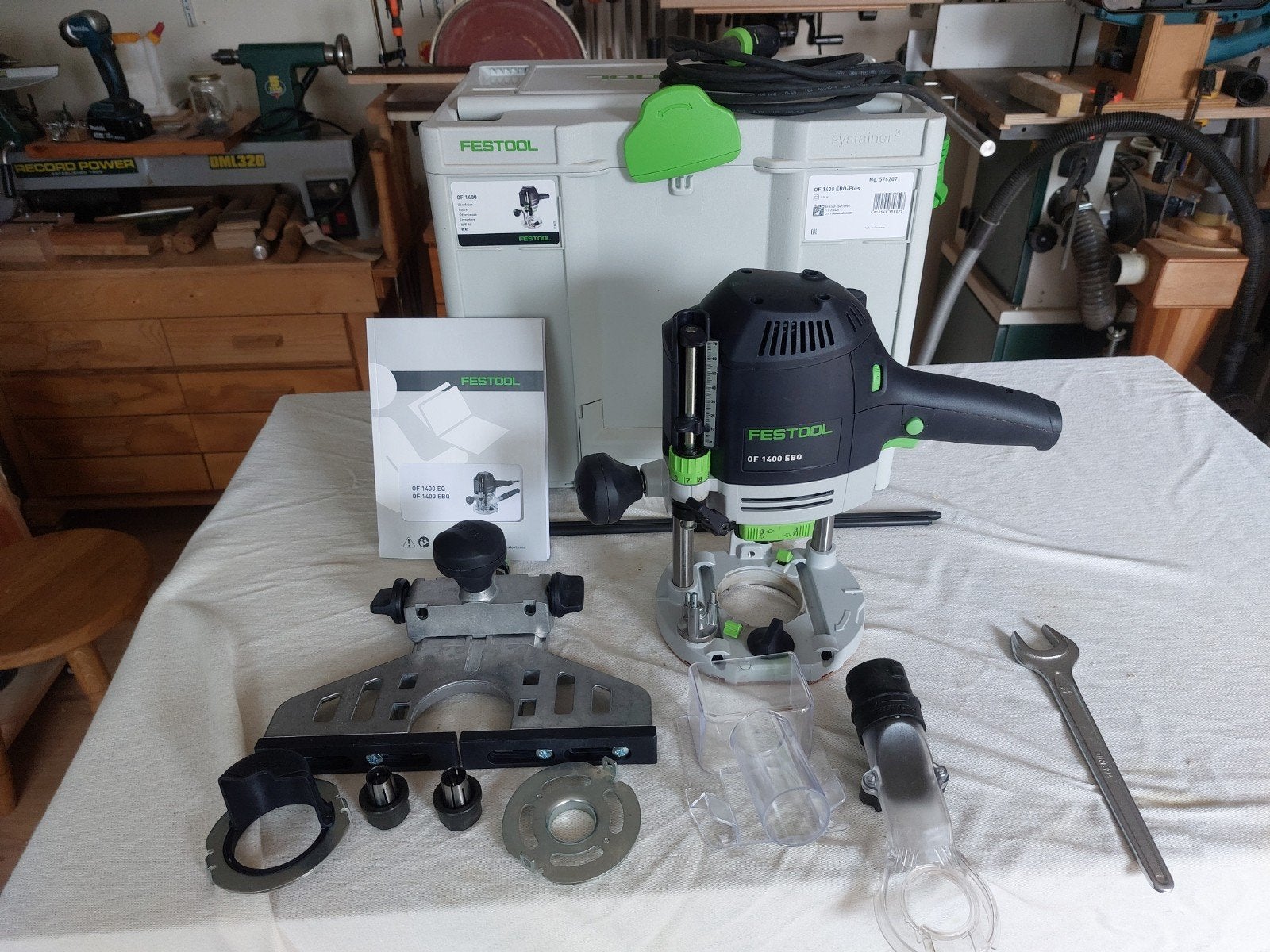Festool OF 1400 EQ-Plus bovenfrees, Ophalen, Nieuw, Bovenfrees, Festool