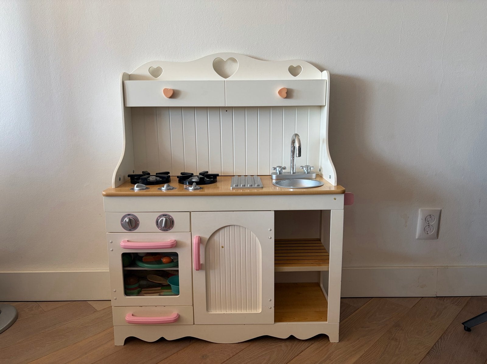 Houten kinderkeuken met gebruikersschade, Ophalen, Gebruikt, Jongen of Meisje