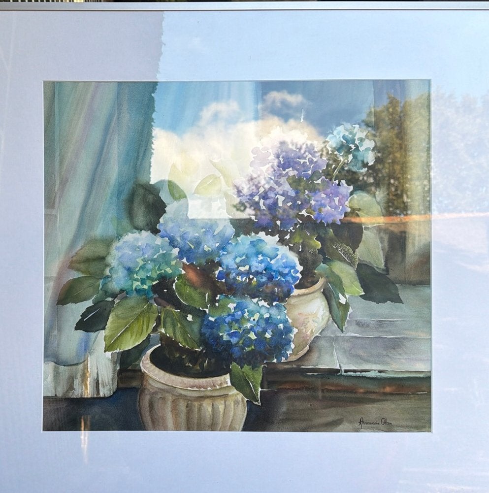 Mooi bloem leven met lijst, Ophalen