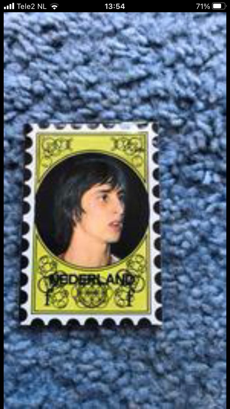 Johan Cruyff panini vanderhout 1972-1973, Ophalen of Verzenden, Gebruikt