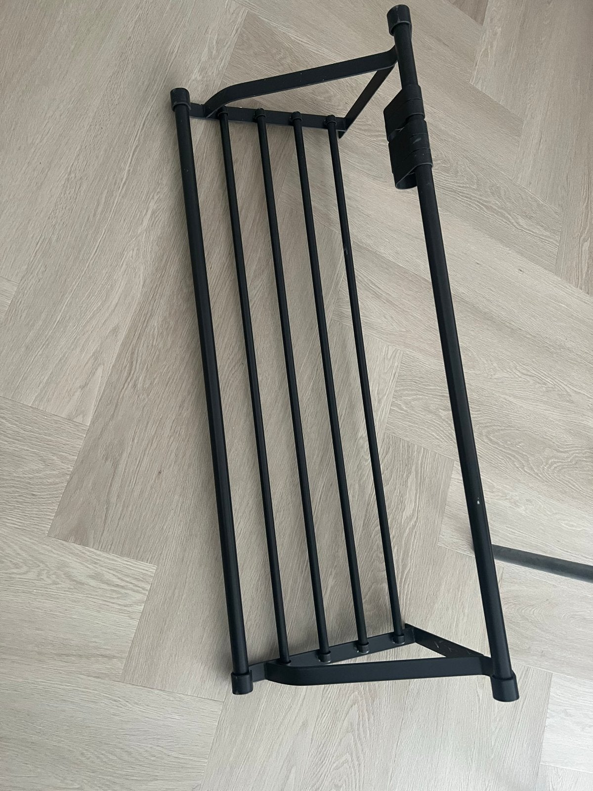 IKEA Portis wandkapstok - Zwart metaal, Huis en Inrichting, Woonaccessoires | Kapstokken, Wandkapstok, Gebruikt, Ophalen of Verzenden