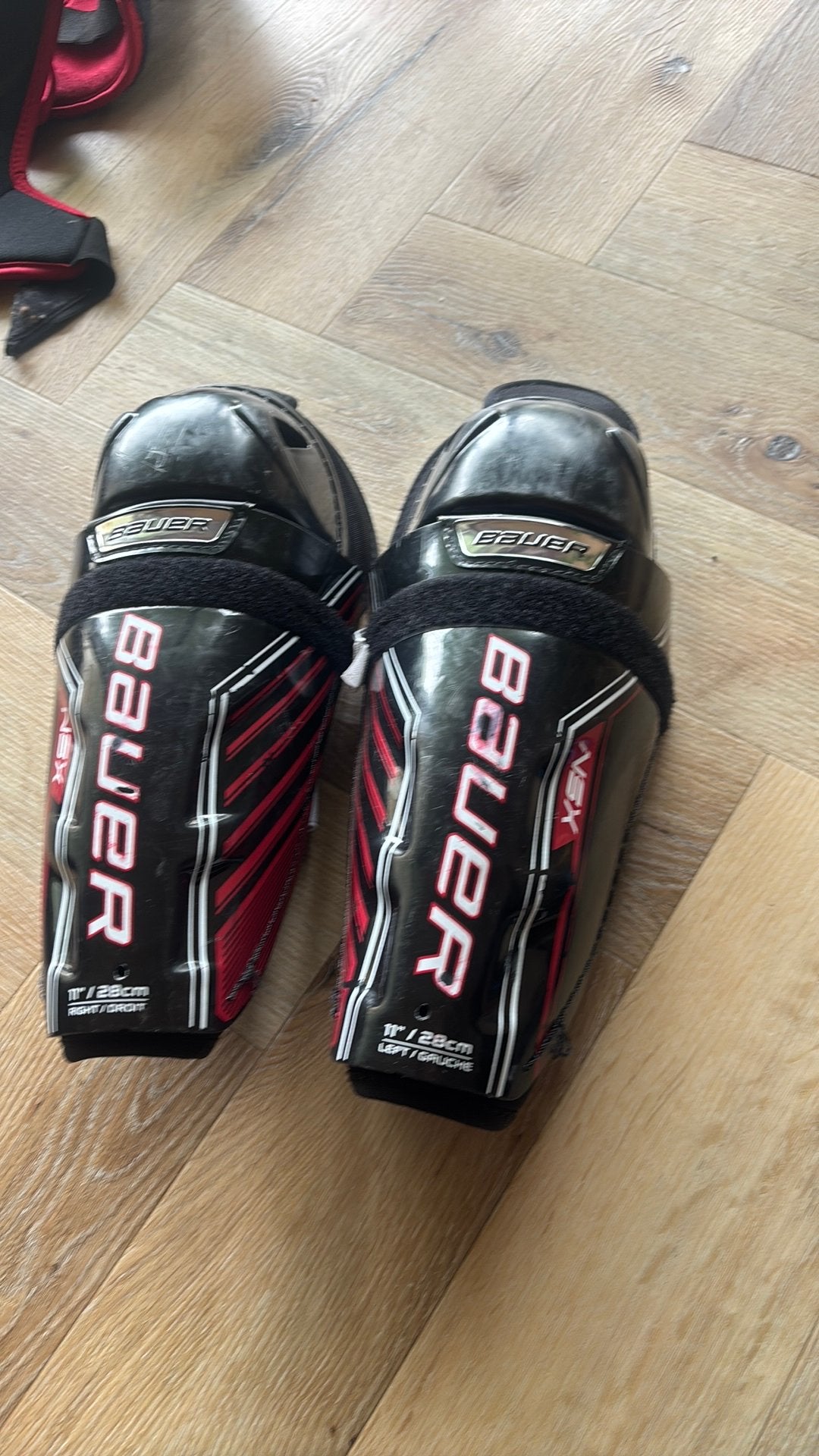 Scheenbeschermers  junior 11, Sport en Fitness, Ophalen of Verzenden, Zo goed als nieuw, Bescherming