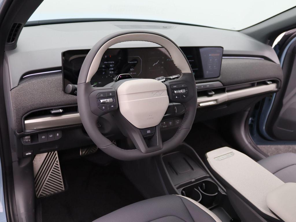 Kia EV3 GT-Line 81.4 kWh | Vegan Leder | Open Dak | Stoelver, Auto's, Kia, 510 min, Verwarming stoelen achter, Blauw, Origineel Nederlands