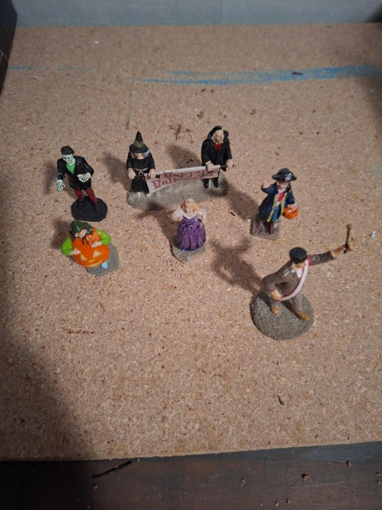 Lemax Spooky Town Parade Figuren - Halloween Decoratie, Ophalen of Verzenden, Gebruikt
