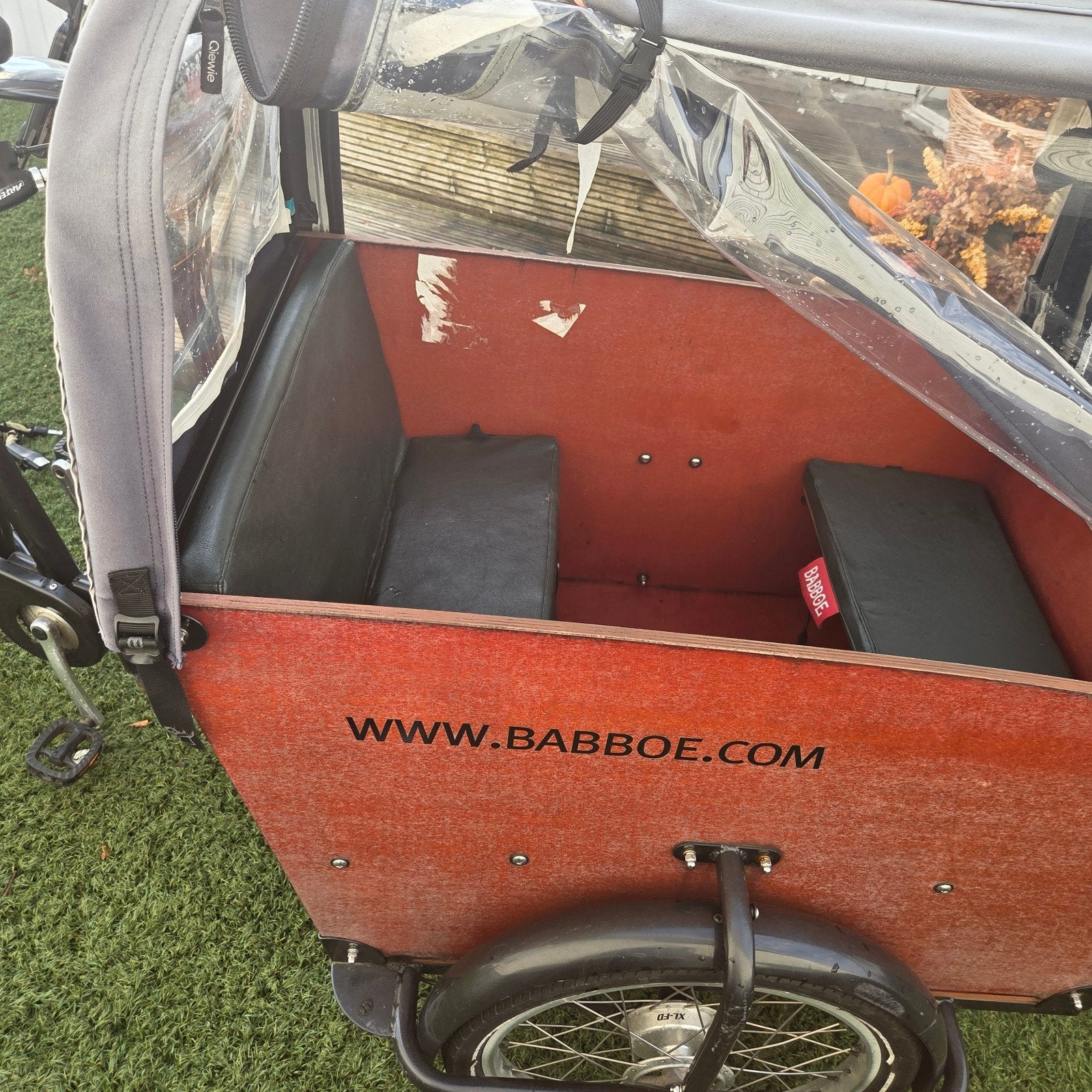 Babboe bakfiets voor de handige Harry (accu fix nodig), Overige merken, Gebruikt, Ophalen of Verzenden, 2 kinderen