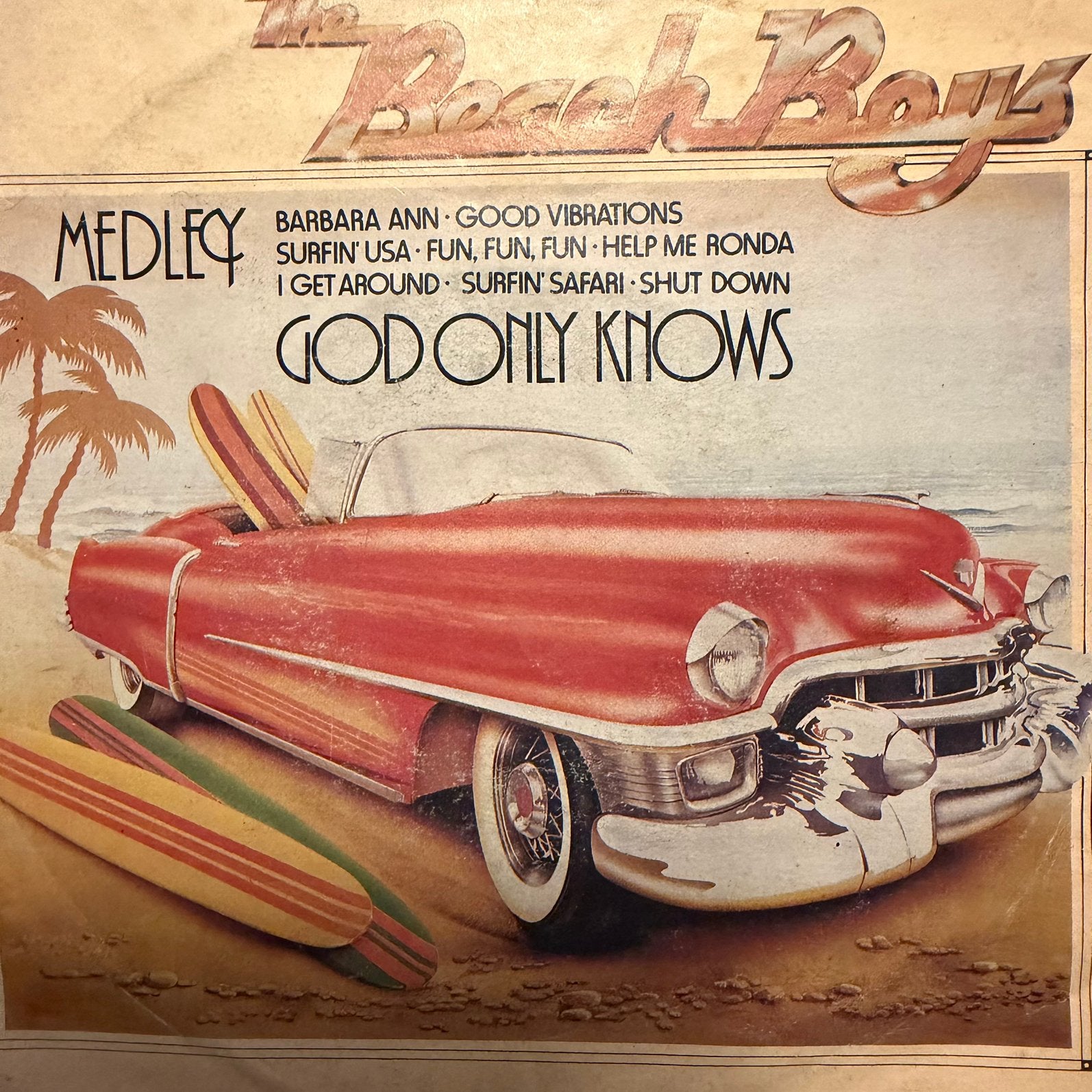 Beach Boys - God Only Knows, Cd's en Dvd's, Vinyl Singles, Ophalen of Verzenden, Zo goed als nieuw, Pop