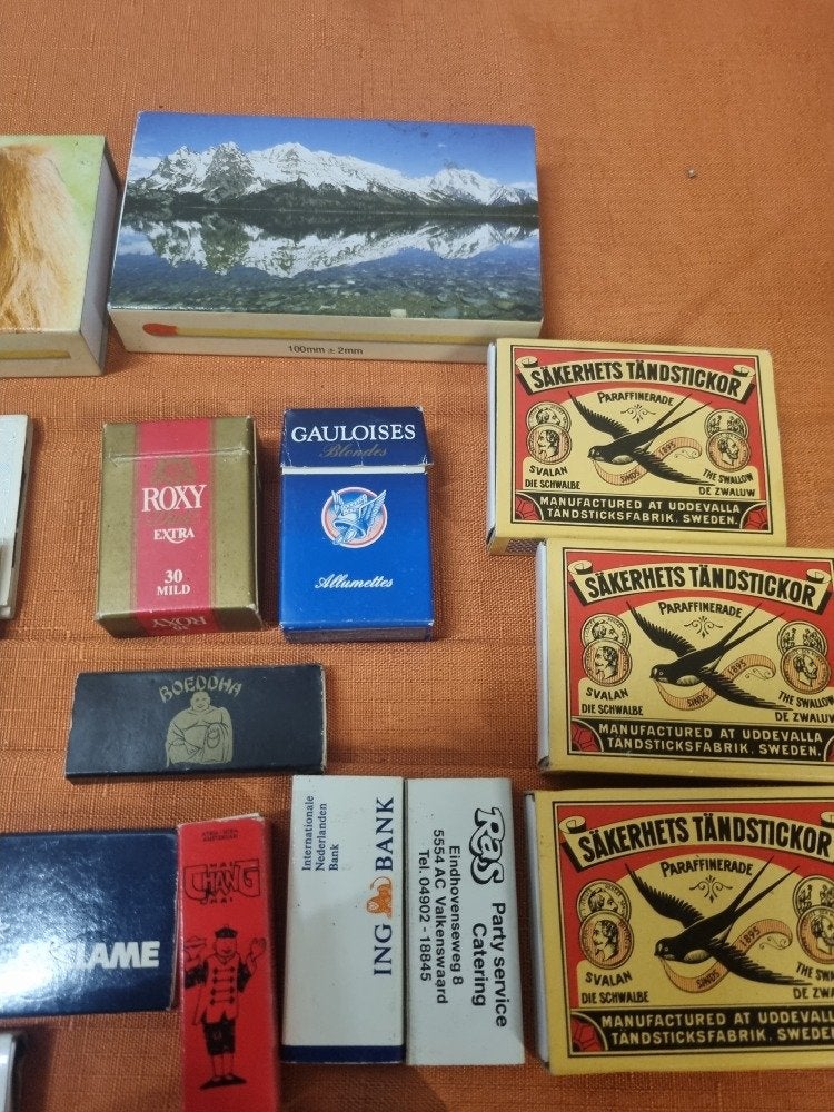 luciferdoosjes vintage verschillende merken, Ophalen of Verzenden, 'T Olde Gre-j, Info@toldegrej.nl, Endepoelstraat 20f Didam