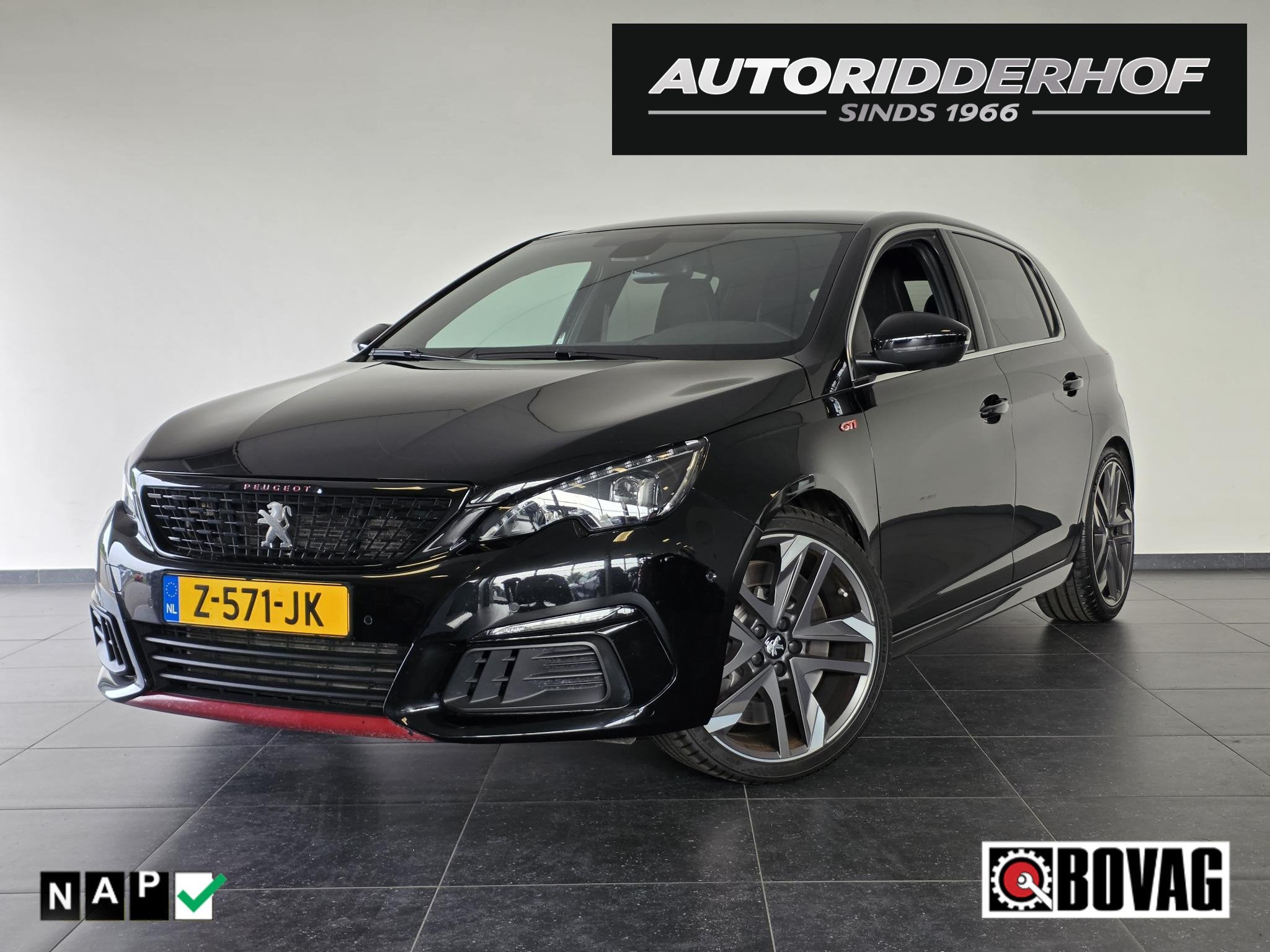 Peugeot 308 1.6 GTi 263PK by Peugeot Sport | 100% Onderhoude, Voorwielaandrijving, 15 km/l, Gebruikt, Euro 6