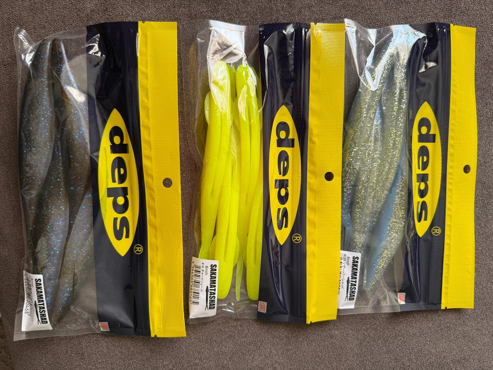 Deps Sakamata Shad 8 inch / 20 cm – meerdere kleuren, Watersport en Boten, Ophalen of Verzenden, Nieuw, Overige typen