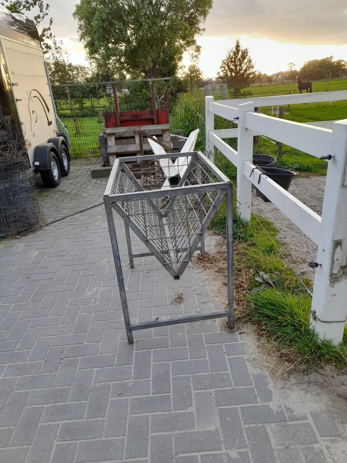 ruif voor schapen, Ophalen