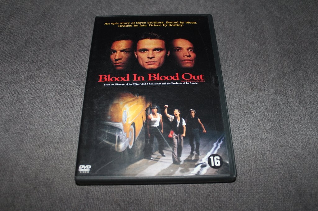 DVD Blood in Blood out, Maffia en Misdaad, Vanaf 16 jaar, Nederlands, Ophalen of Verzenden