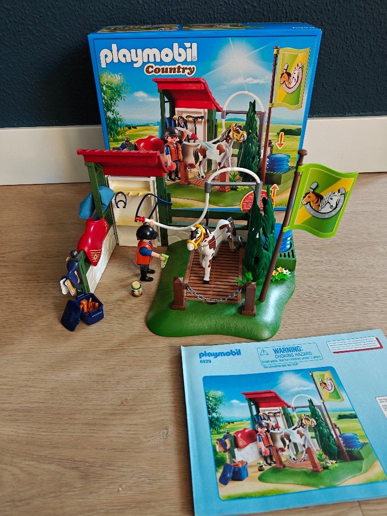 Playmobil Country Paardenwasplaats 6929, Ophalen, Complete set, Overige typen, Zo goed als nieuw