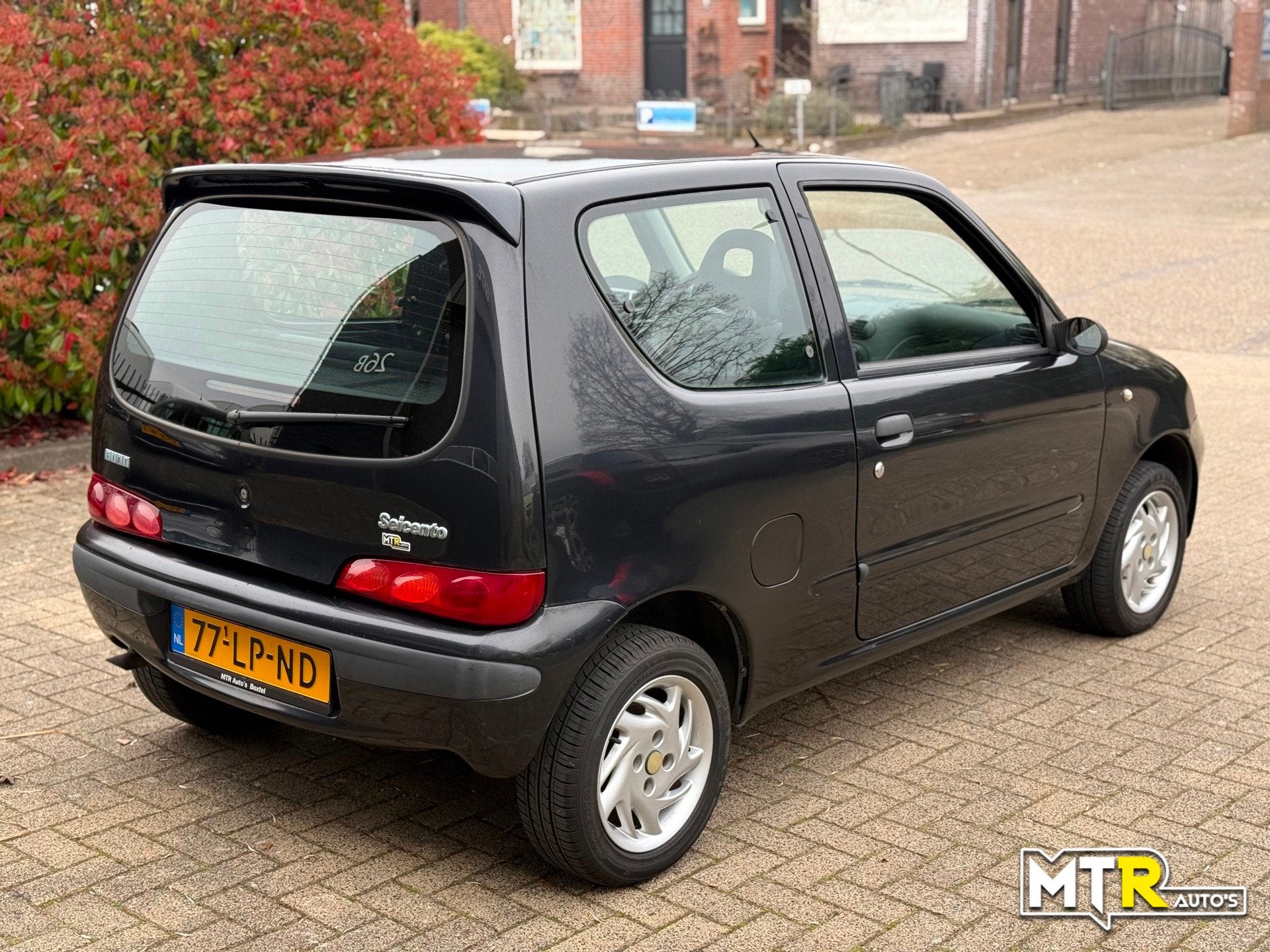 Fiat Seicento 1.1 Team 1e EIG|NAP|NWE APK, Auto's, Voorwielaandrijving, Stof, Zwart, Zwart