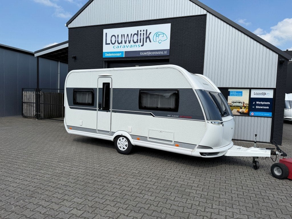 HOBBY De Luxe Edition 460 UFE ’19 (Fransbed), Caravans en Kamperen, Caravans, Rondzit, Bedrijf, 6 tot 7 meter, Tot en met 4