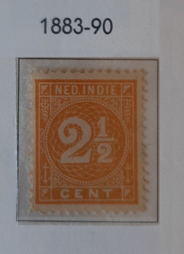 1883-1890 Nederlands-Indië Cijfer 2,5 Cent Nvph Nr. 19, Ophalen, Nederlands-Indië