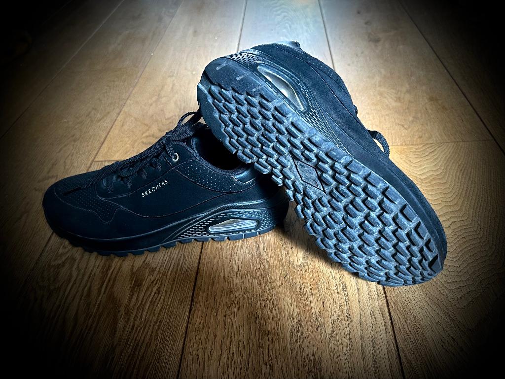 Skechers Sneakers Uno Rugged schoenen zwart Maat 40 suède, Verzenden, Zwart, Skechers, Sneakers of Gympen