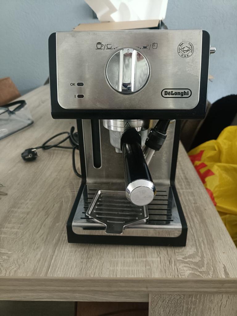 Koffie apparaat, Ophalen, Koffiemachine