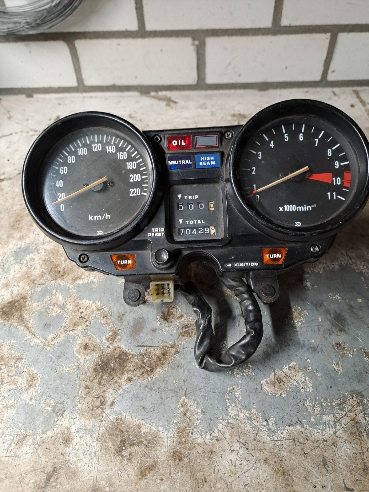 Honda CB750 K kilometertellerset, Motoren, Ophalen of Verzenden