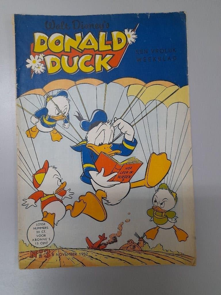 Donald Duck nr. 3 november 1952, Boeken, Donald Duck, Meerdere stripboeken, Ophalen, Gelezen