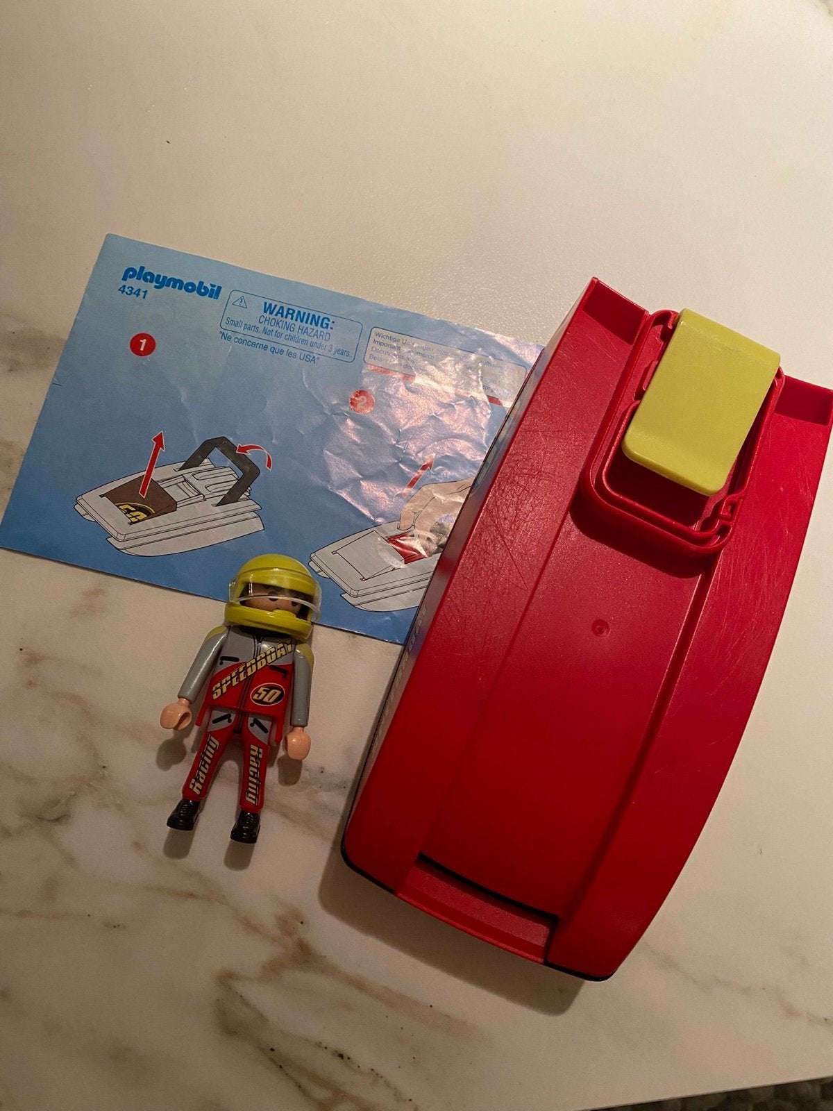 Playmobil 4341 Speedboot met Coureur, Ophalen of Verzenden, Gebruikt, Jongen of Meisje