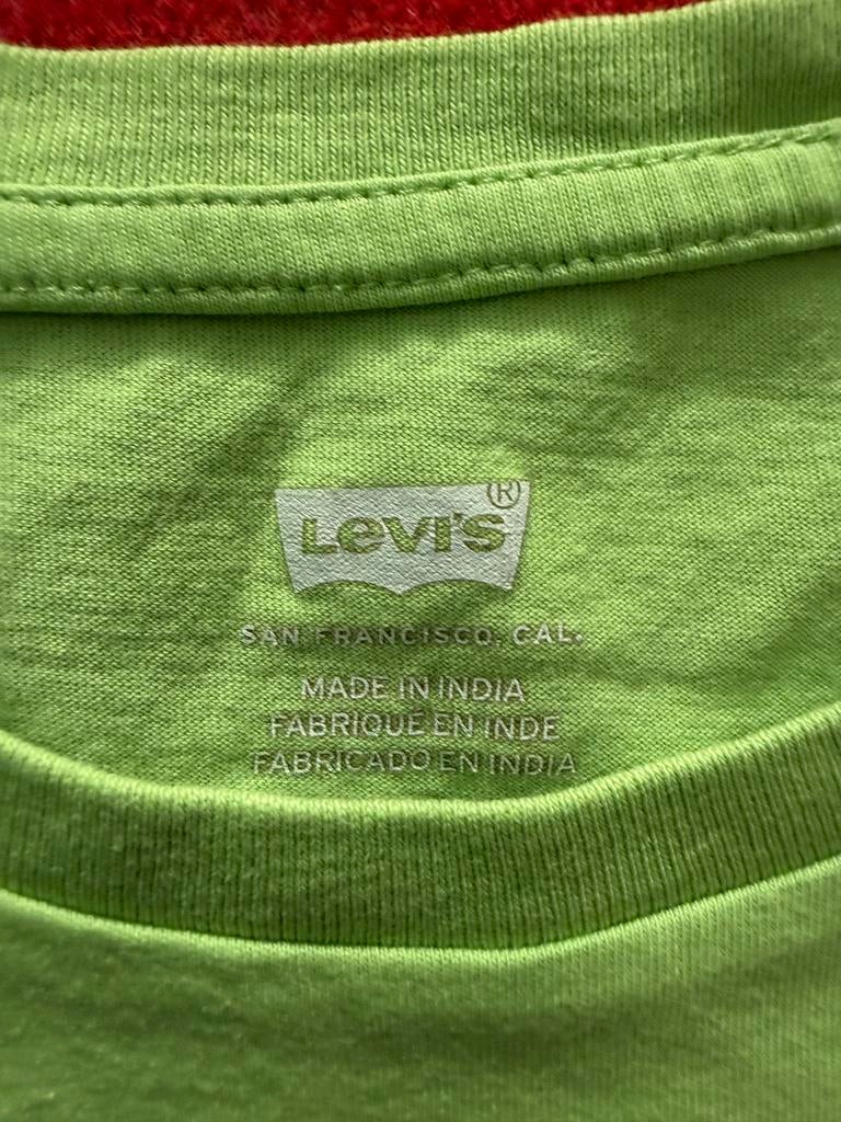 Levi's T-shirt groen, Ophalen of Verzenden, Korte mouw, Maat 34 (XS) of kleiner, Gedragen