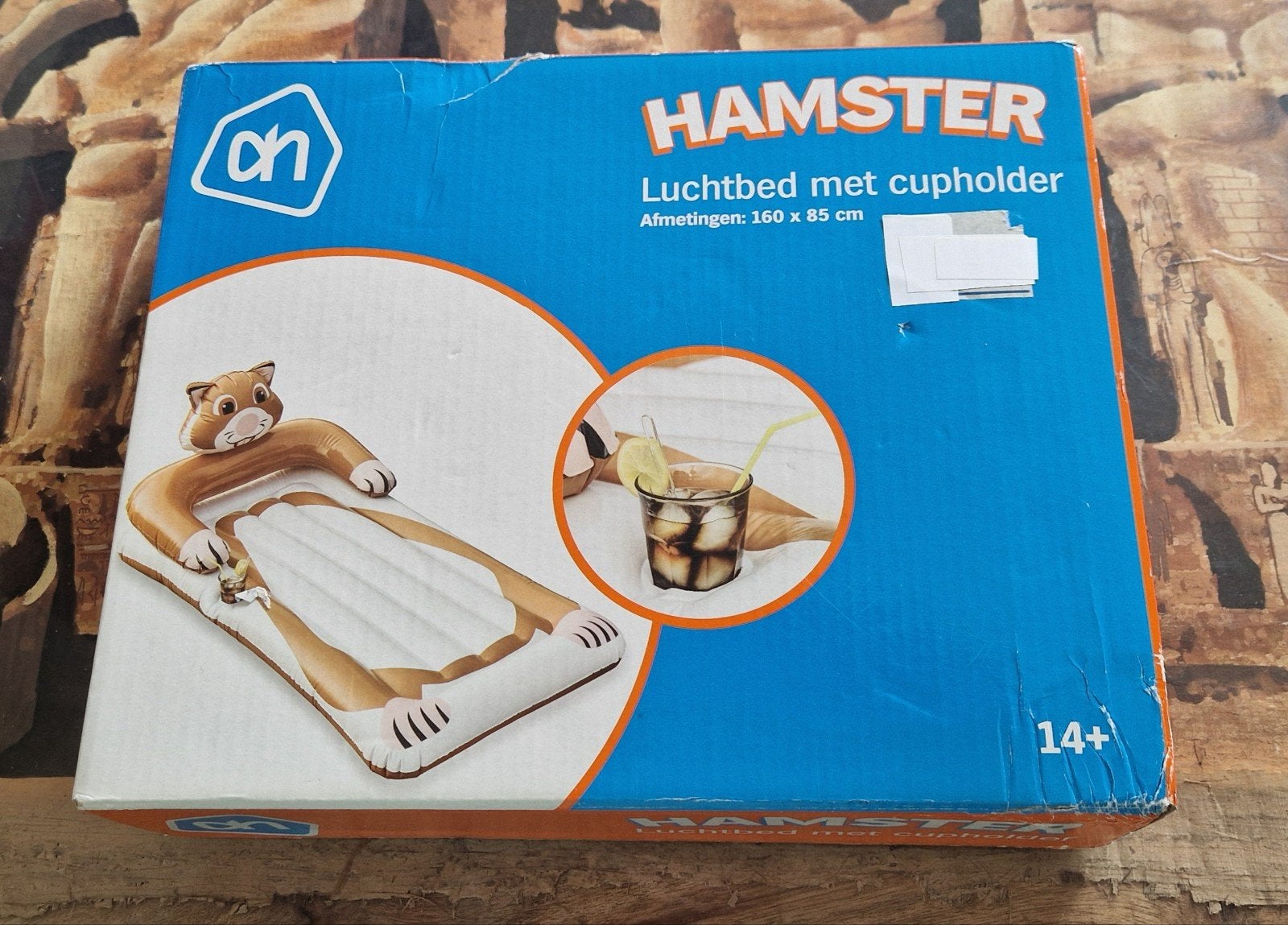 Nieuw Hamster luchtbed met cupholder, Ophalen of Verzenden, Nieuw