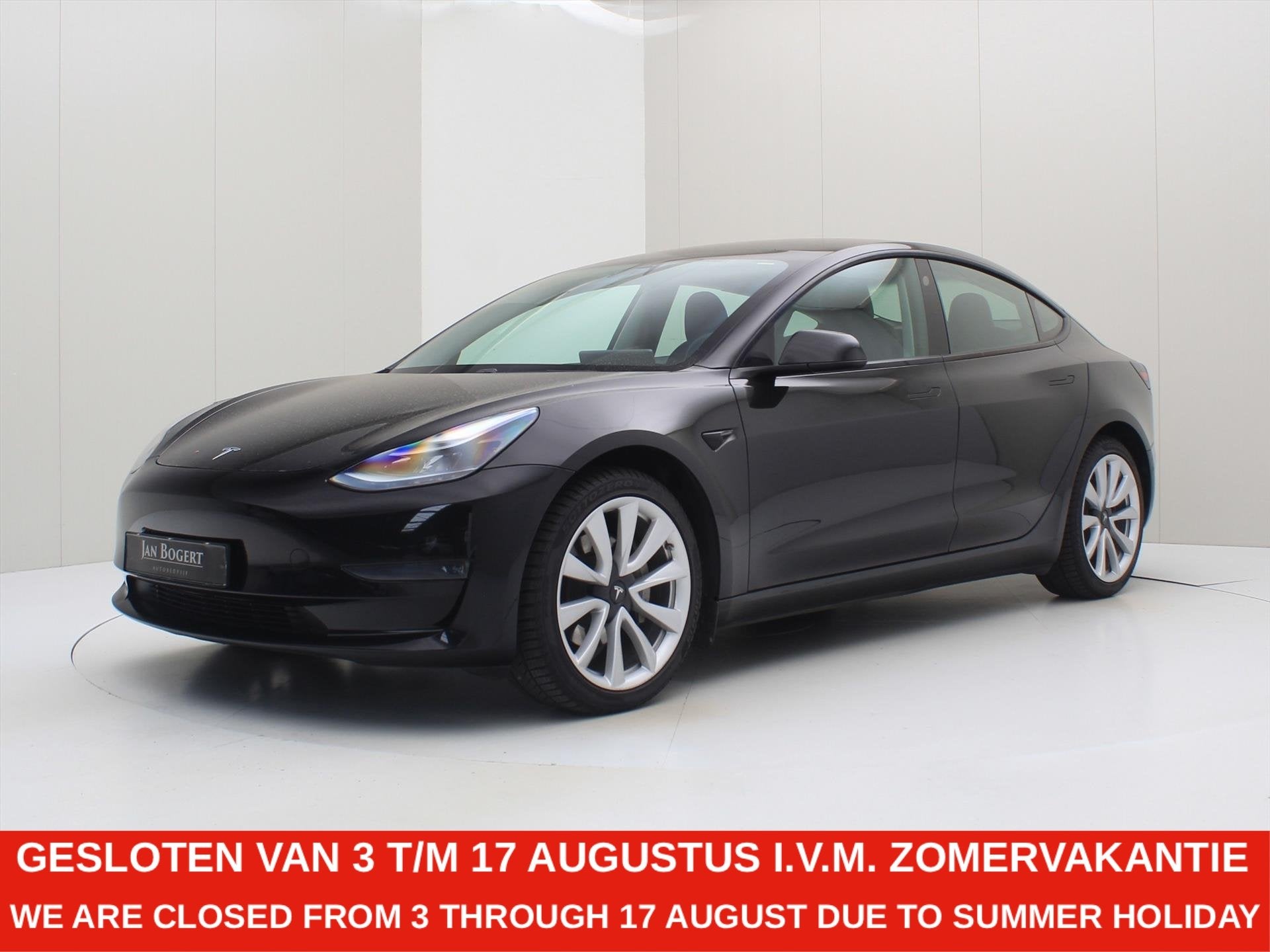 Tesla Model 3 Long-Range AWD 351pk 75 kWh 90.1% SoH FACELIFT, Auto's, Automaat, Gebruikt, Zwart, 351 pk