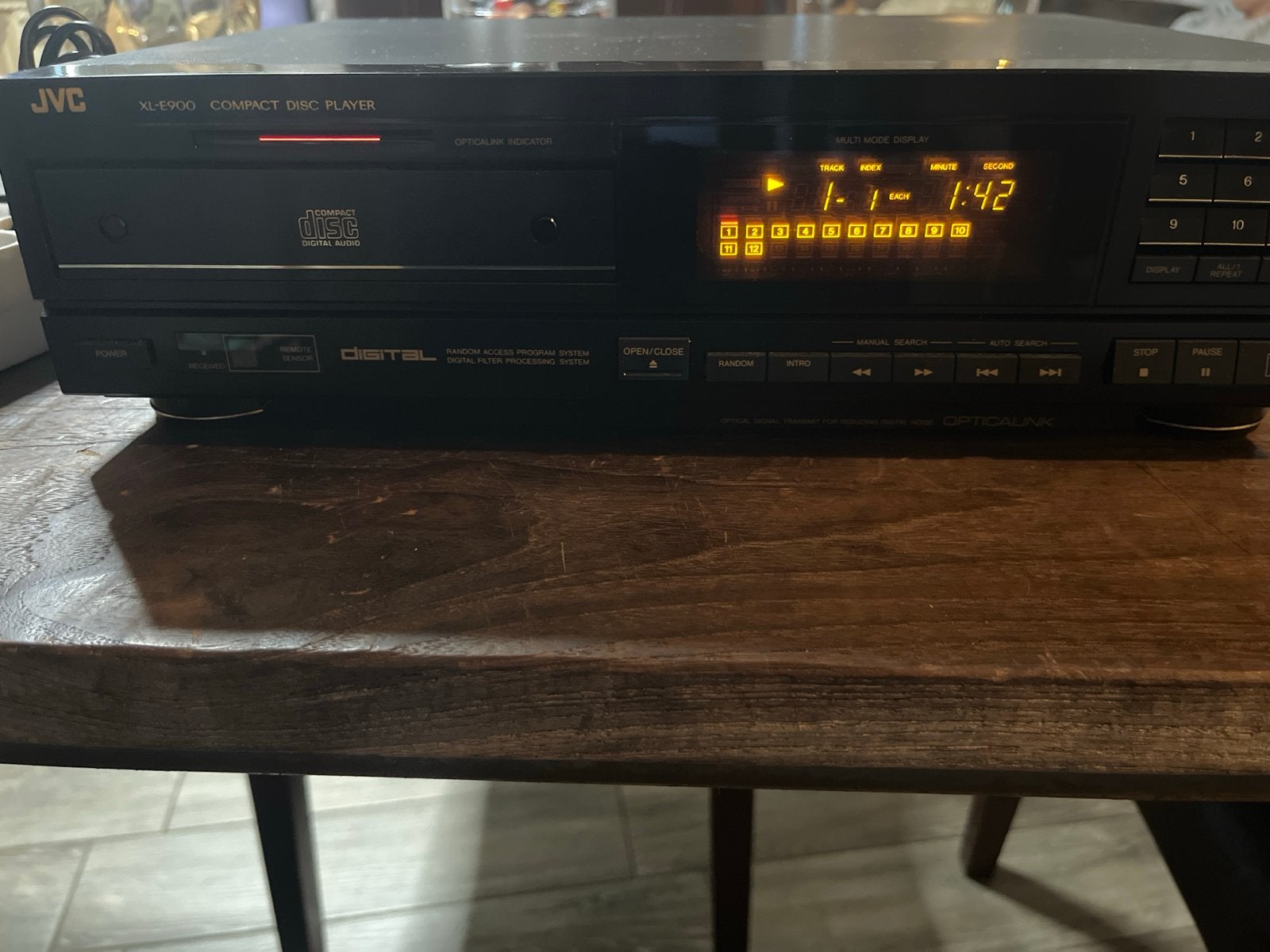 JVC XL-E900BK Compact Disc Player, Audio, Tv en Foto, Cd-spelers, Ophalen of Verzenden, Gebruikt, JVC