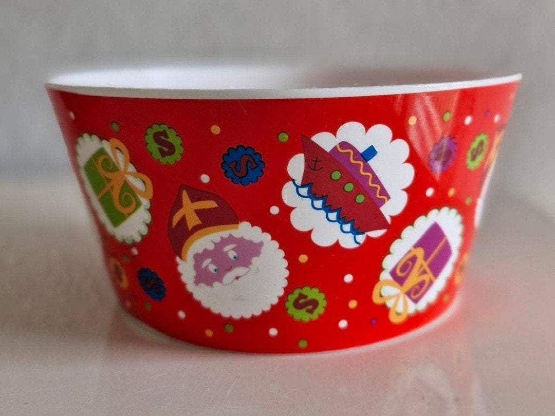 Schaaltje Sinterklaas, Ophalen of Verzenden, Overige stijlen, Glas, Schaal of Schalen