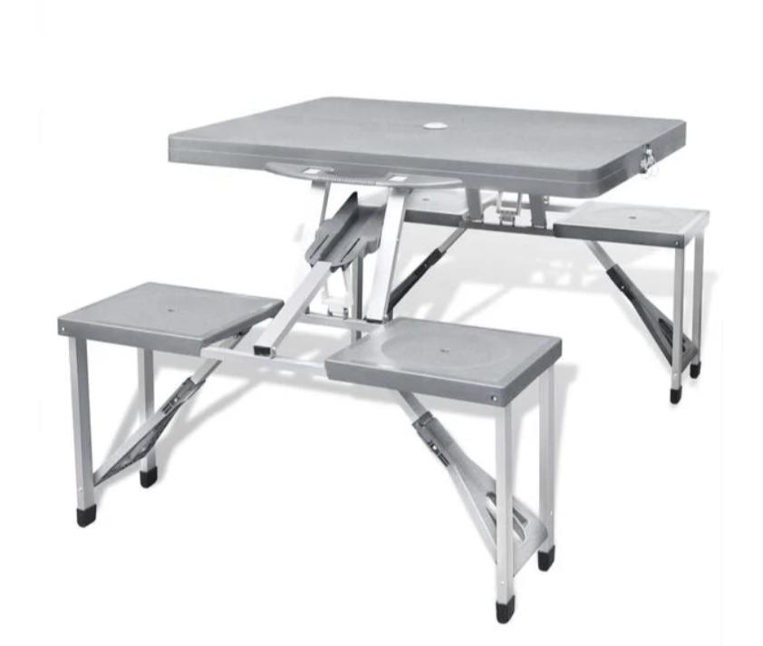 NIEUW | Picknickset picknicktafel campingtafel aluminium GRT, Caravans en Kamperen, Kampeeraccessoires, Verzenden