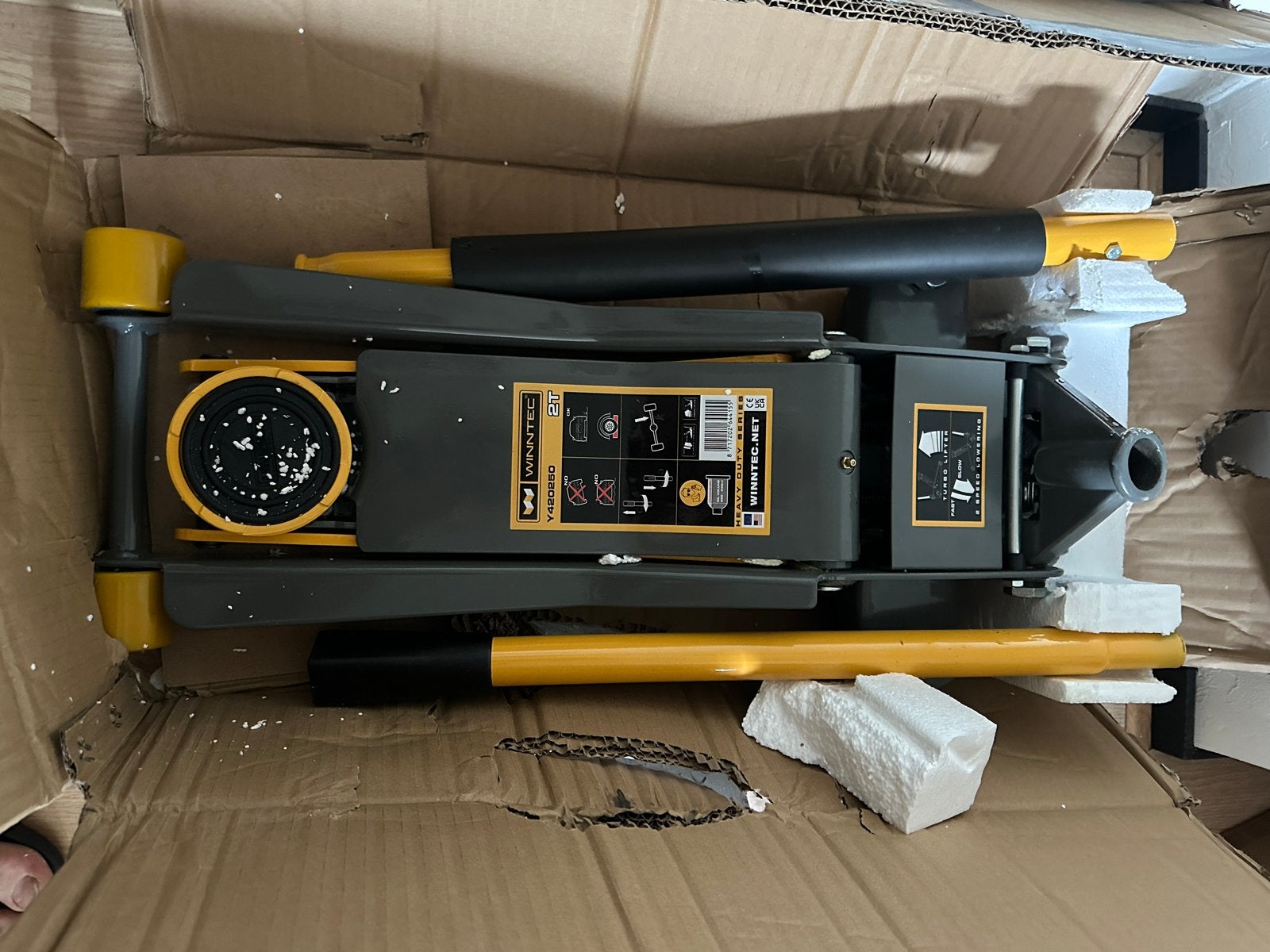 WINNTEC Garagekrik Y420250 - 2T, Auto diversen, Ophalen, Nieuw, Hydraulisch, Garagekrik